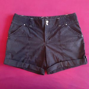 Women's I.N.C. Black Casual Shorts, Size; 6